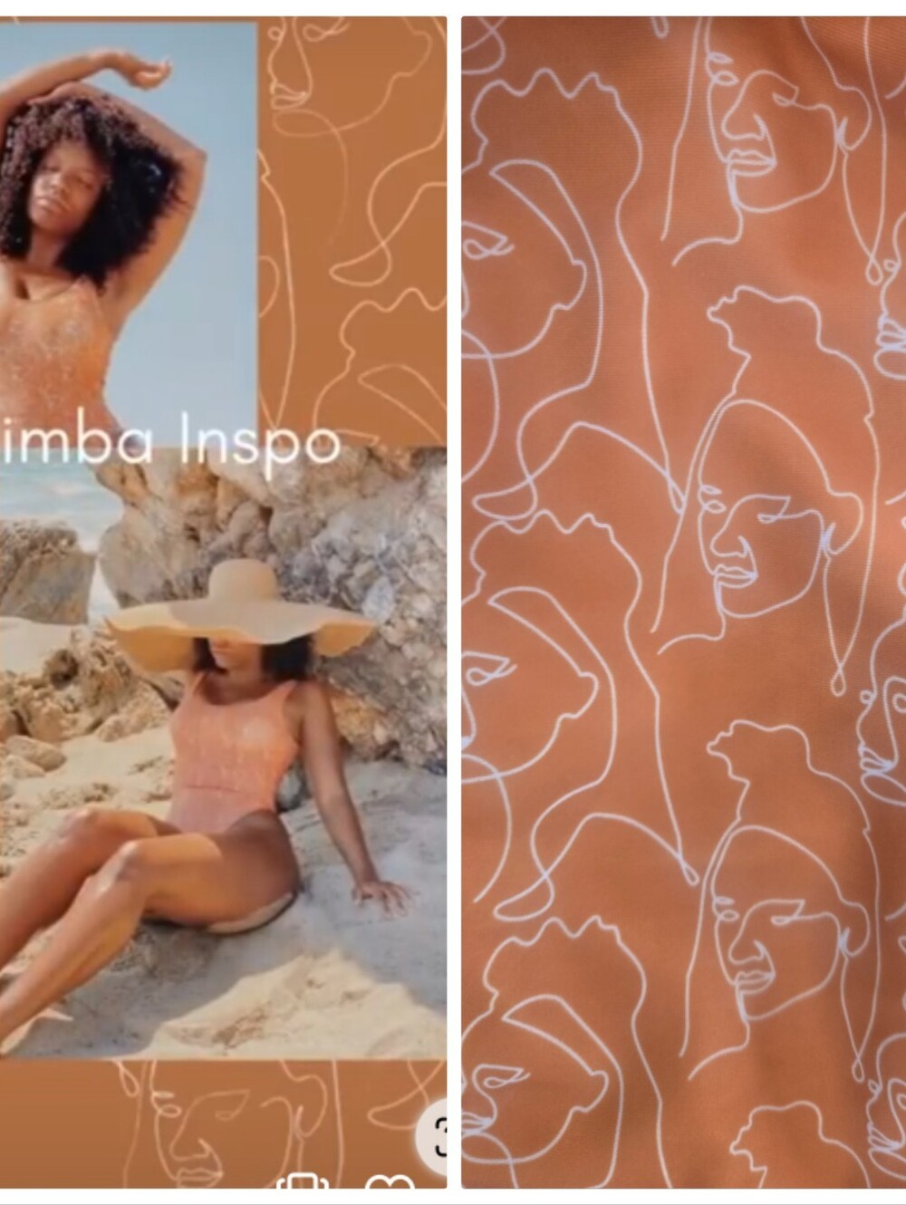A'Frock Vfiles Los Angeles Capsule Collection Face One Piece Swim S